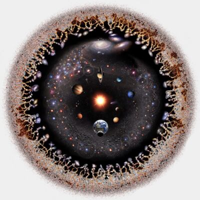 Extended logarithmic universe illustration no words or background Thumbnail